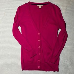 Banana Republic Women’s Size XS Pink Long Cardigan
